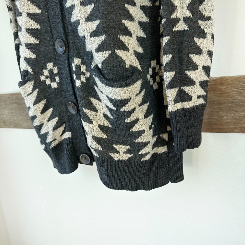 Elodie Mohair Blend Southwestern Sweater M‎ Cardigan - Picture 5 of 7